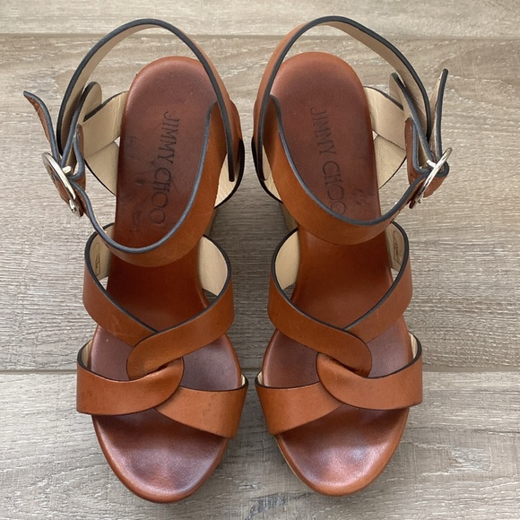 Jimmy Choo Wedge Sandals - Picture 2 of 8